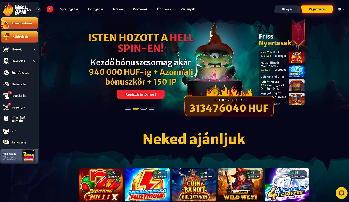 HellSpin Online Kaszinó Valódi Pénzzel HellSpin Online Kaszinó Valódi Pénzzel